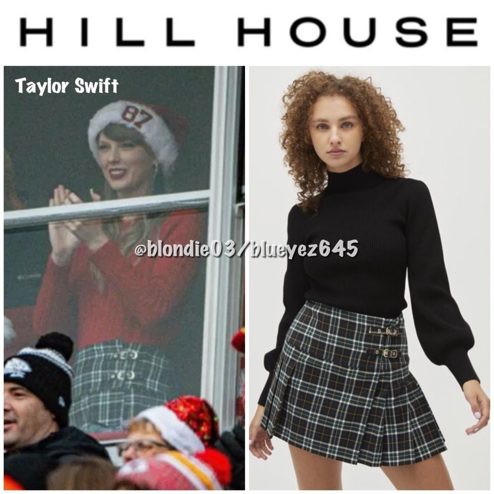 Hill House “Inola” skirt in Green wallace XS